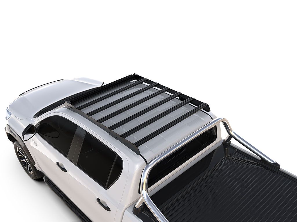 KSTH004T TOYOTA HILUX (2015-CURRENT) SLIMSPORT ROOF RACK KIT LIGHTBAR READY - BY FRONT RUNNER