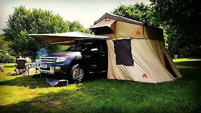 TUFF-TREK ® PRO Ruggedised XXL 2.2m Soft Top Tent + Lower Annex