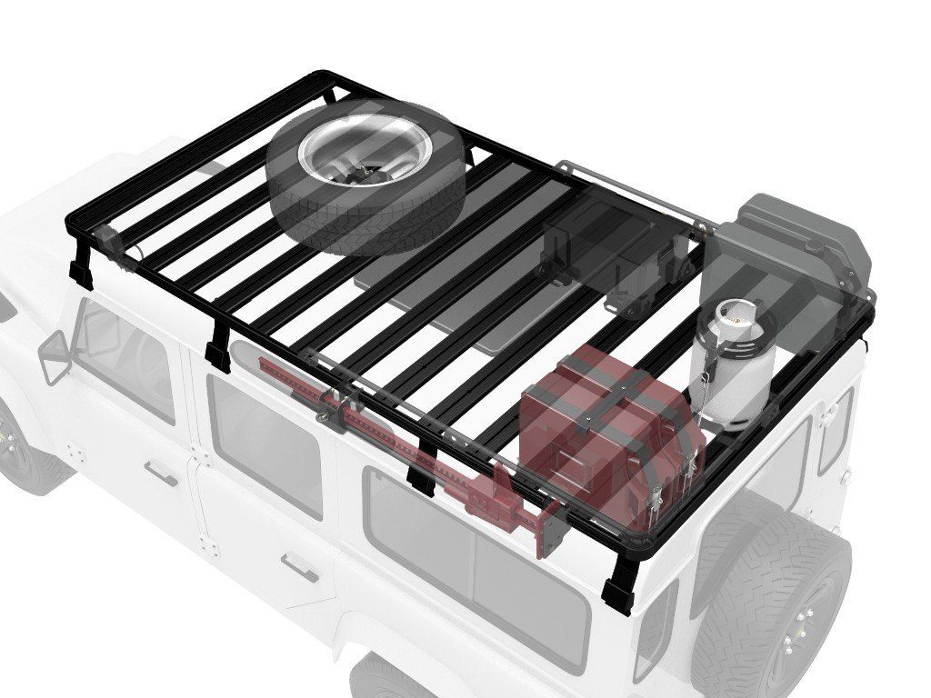 KRLD003L Land Rover Defender 110 Slimline II Roof Rack Kit - Front Runner