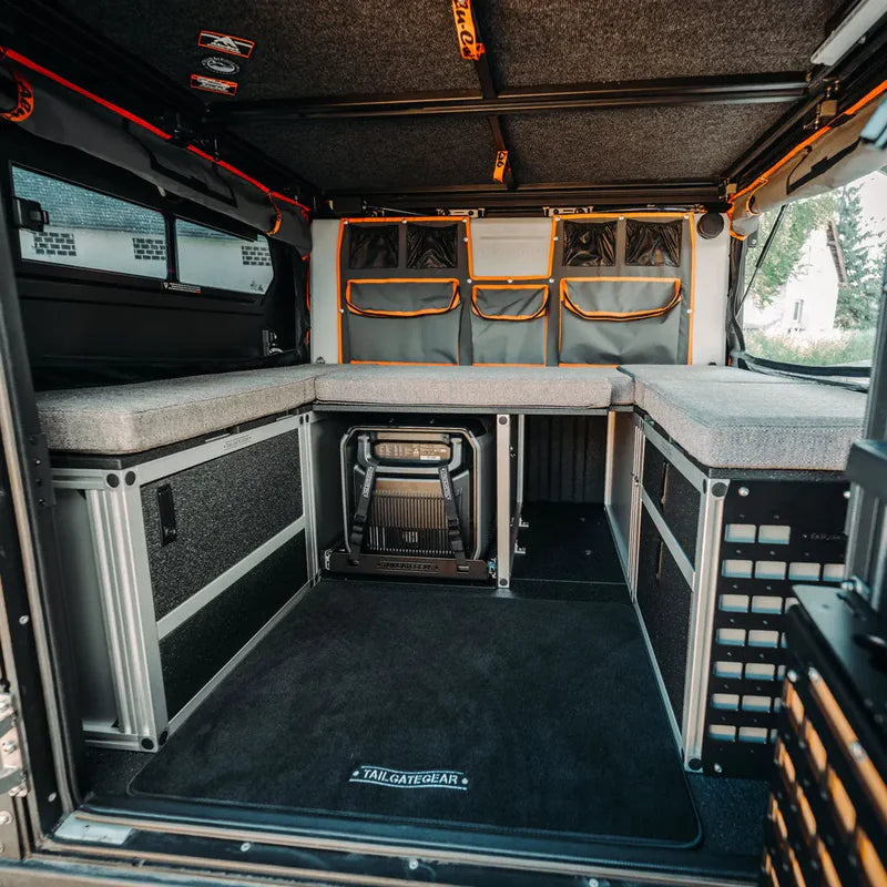 Comfort and Cushions add on for Tailgate Gear interior for Alu-Cab ModCap D/C and Canopy Camper D/C