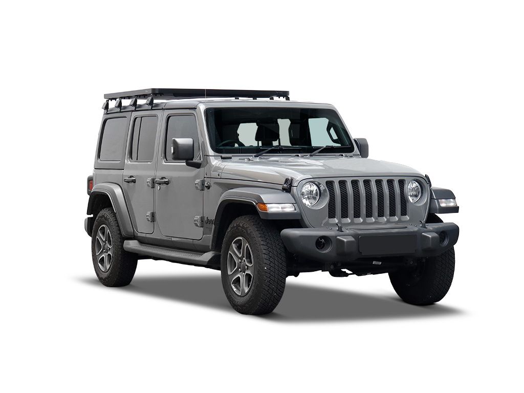 KRJW023T JEEP WRANGLER JL 4 DOOR (2018-CURRENT) EXTREME 1/2 ROOF RACK KIT - BY FRONT RUNNER