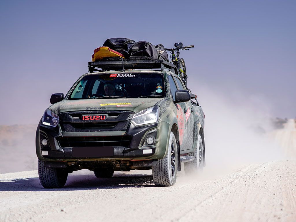 KRID008T Isuzu DC (2013-Current) Slimline II Roof Rack Kit