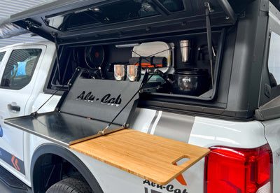 Alu-Cab Cupboard Kitchen Kit 1250 For Canopies Inc Table & Cookware
