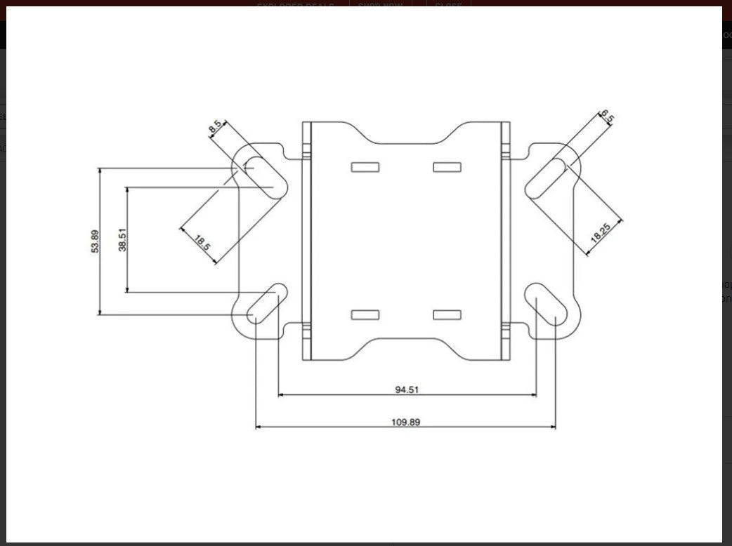 RRAC029 AWNING BRACKETS