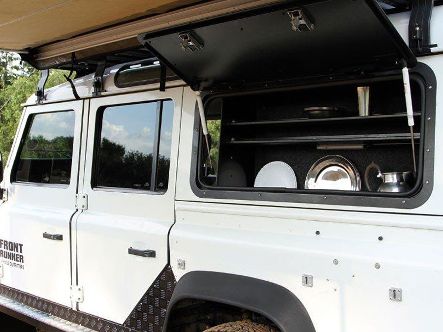 GWLD009 Land Rover Defender Gullwing Window / Aluminium - by Front Runner
