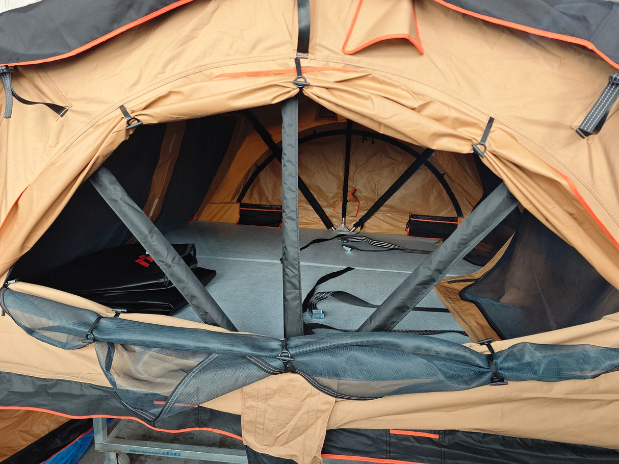 TUFF-TREK ® PRO Ruggedised XXL 2.2m Soft Top Tent + Lower Annex