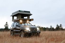 bundutop electric rooftent uk set on a suv