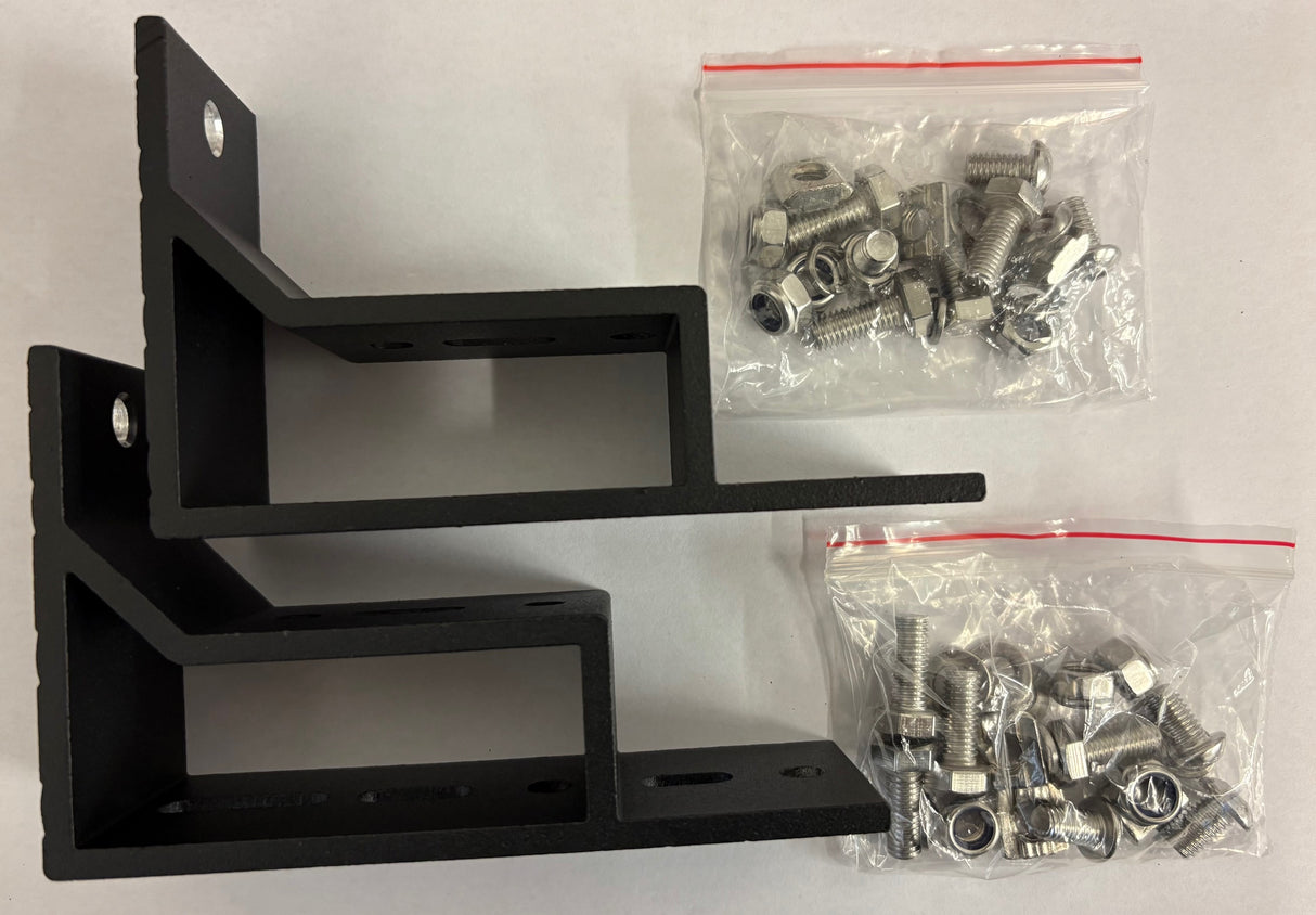 Awning/shower cube mounting brackets - Kalahari X