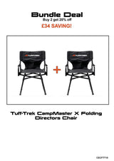 Tuff-Trek DEAL 2 * CampMaster X Folding Directors Chair