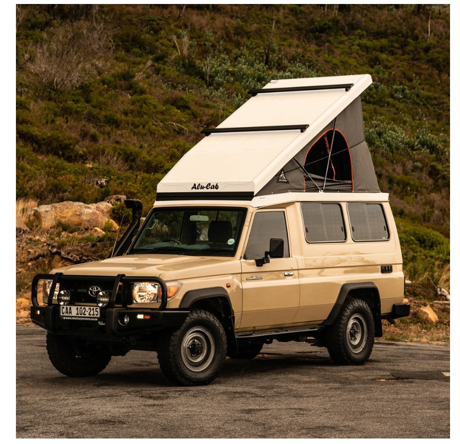 Alu-Cab Roof Conversion "Hercules G2" for Toyota Land Cruiser 75 & 78, white