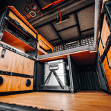 Bamboo & Black Structure Upgrade for Tailgate Gear interior for Alu-Cab ModCap D/C and Canopy Camper D/C  Base Kit