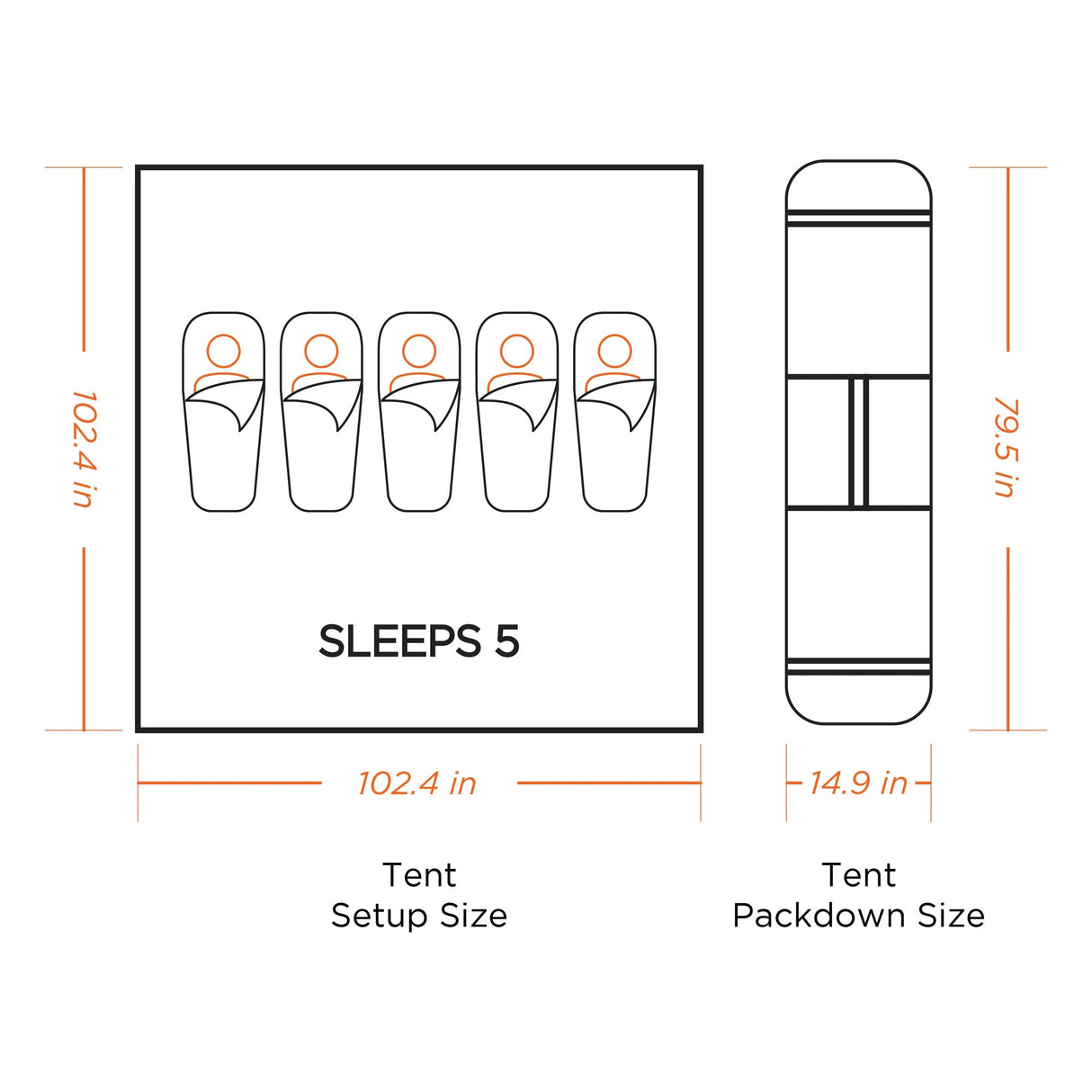 Oztent RV-5 Plus 30 Second Tent