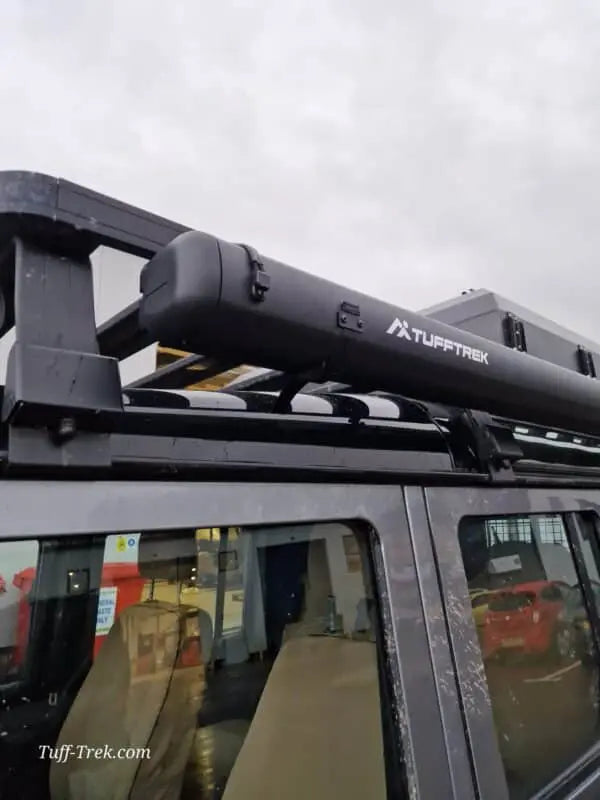 TT-A1  Plus 2.5m Side Awning Grey with Black Aluminium Cover