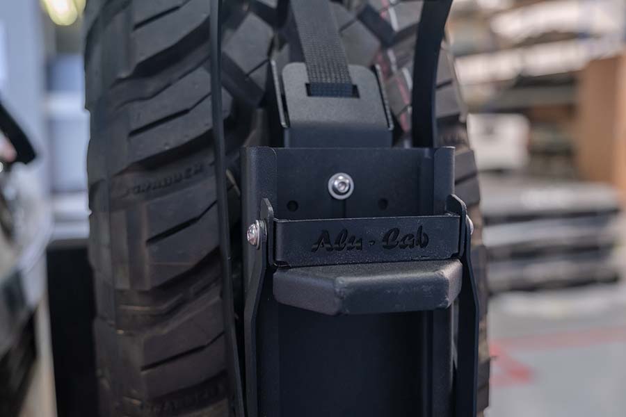 Alu-Cab Can Crusher Spare Wheel Mount