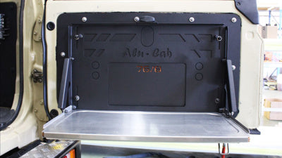 Alu-Cab Rear Door Drop Down Table
