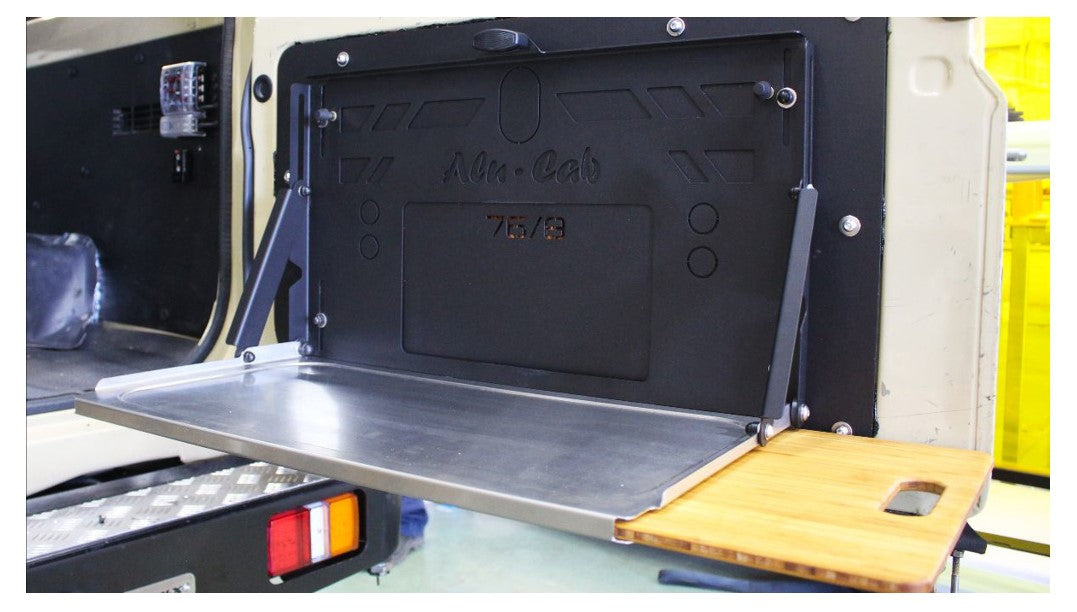 Alu-Cab Land Cruiser 76/78 Rear Door Drop Down Table Mounting Kit