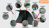 Tentco Senior Safari Deluxe Bow Tent
