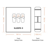 Oztent RV-3 Plus 30 Second Tent