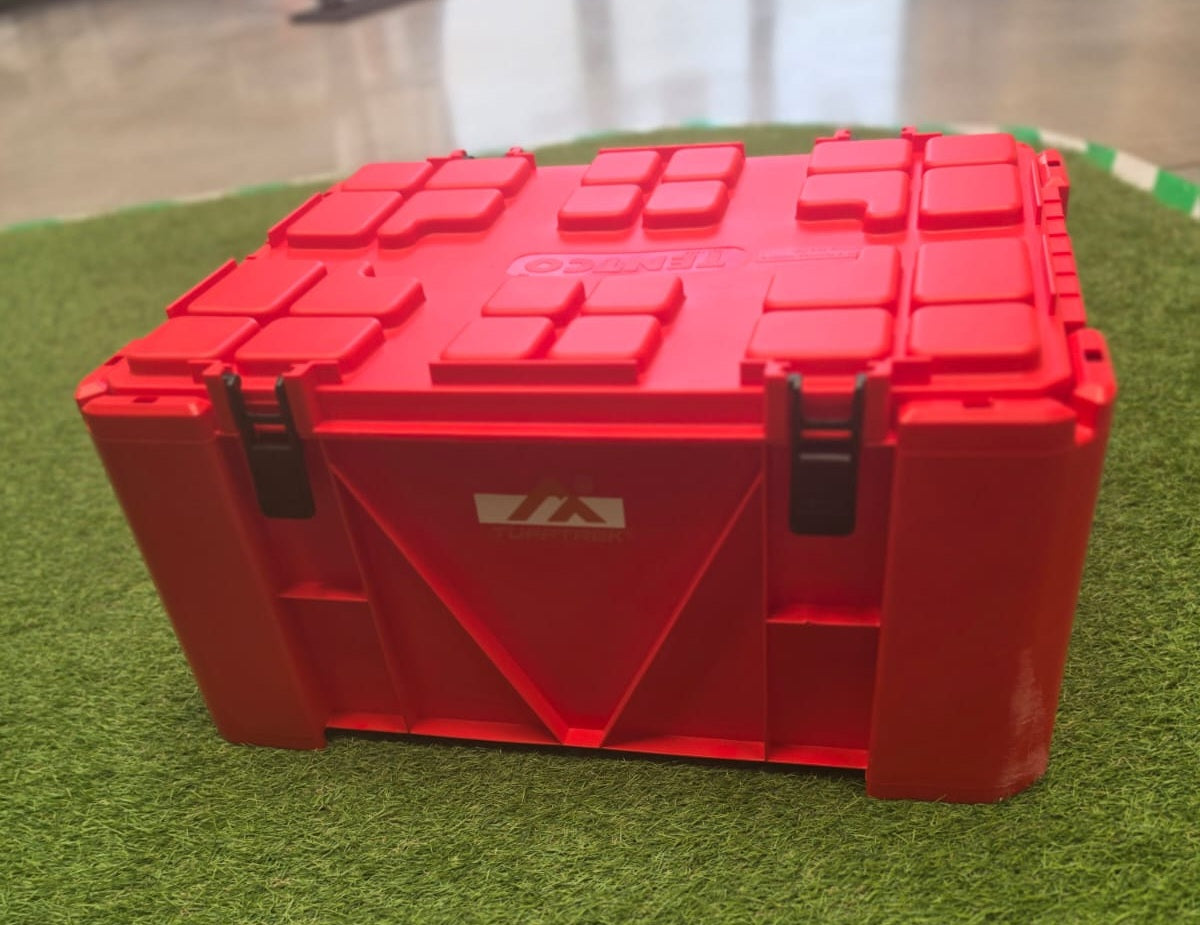 WOLF BOX PLUS Stackable Camping Storage Box – Red
