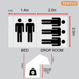 Tentco Junior Trailer Tent 1.3 high