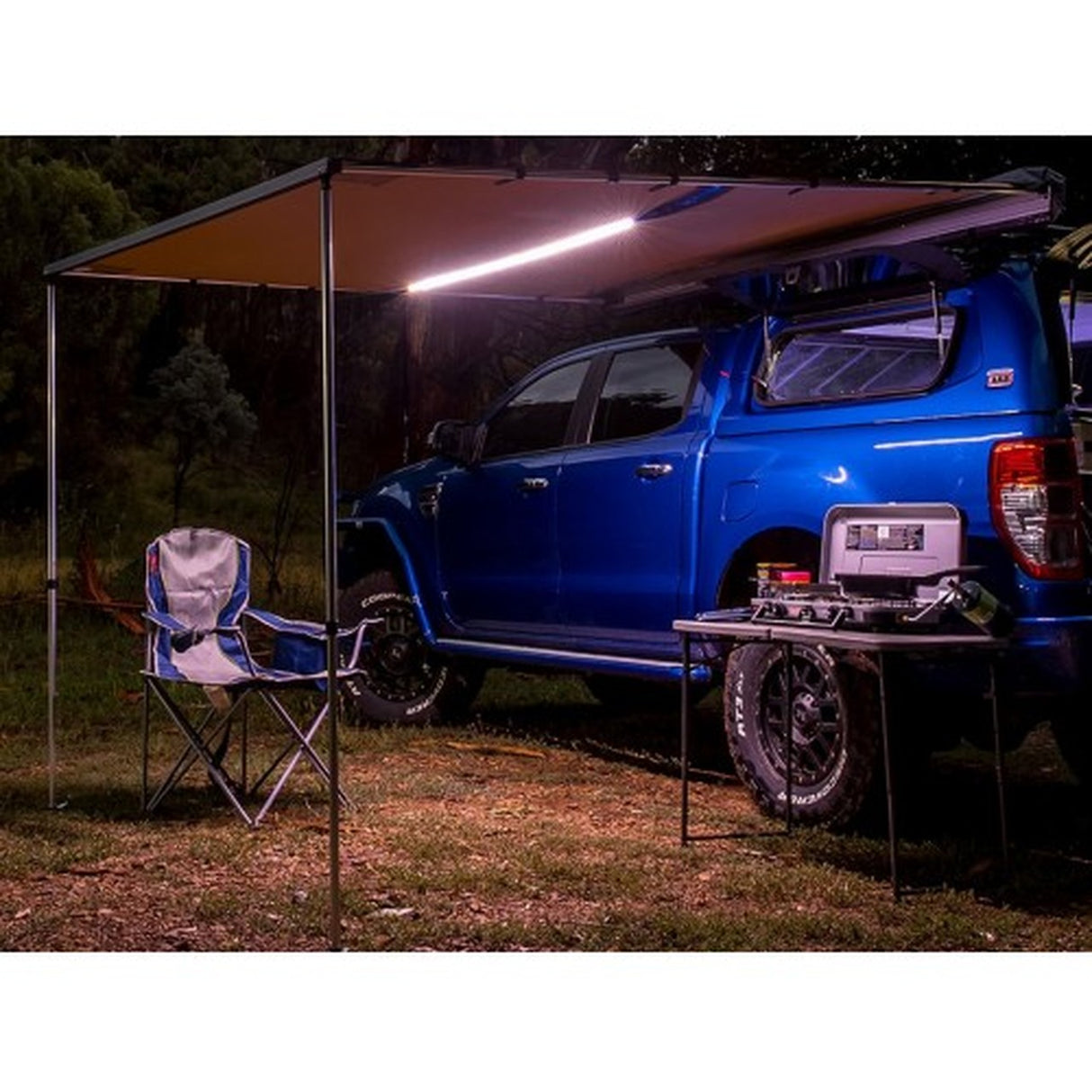 ARB Awning with 2000 X 2500 prepared for LED Light (not included)