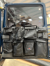 Defender rear door organiser black