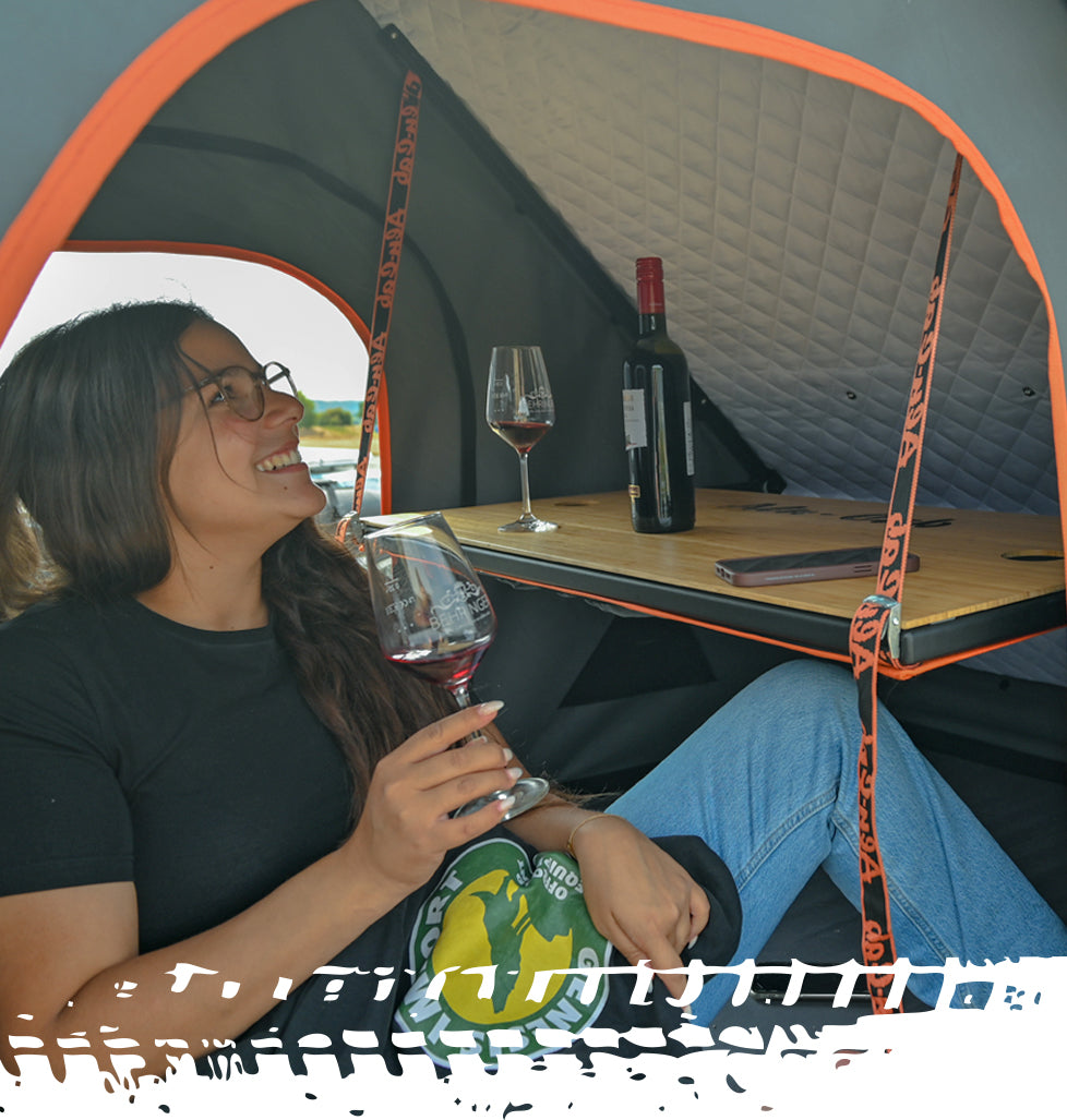 Alu-Cab rooftent gen-r drop down table