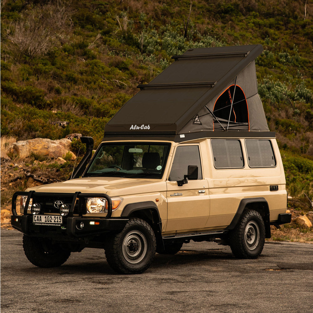 Alu-Cab Roof Conversion "Hercules G2" for Toyota Land Cruiser 75 & 78, Black