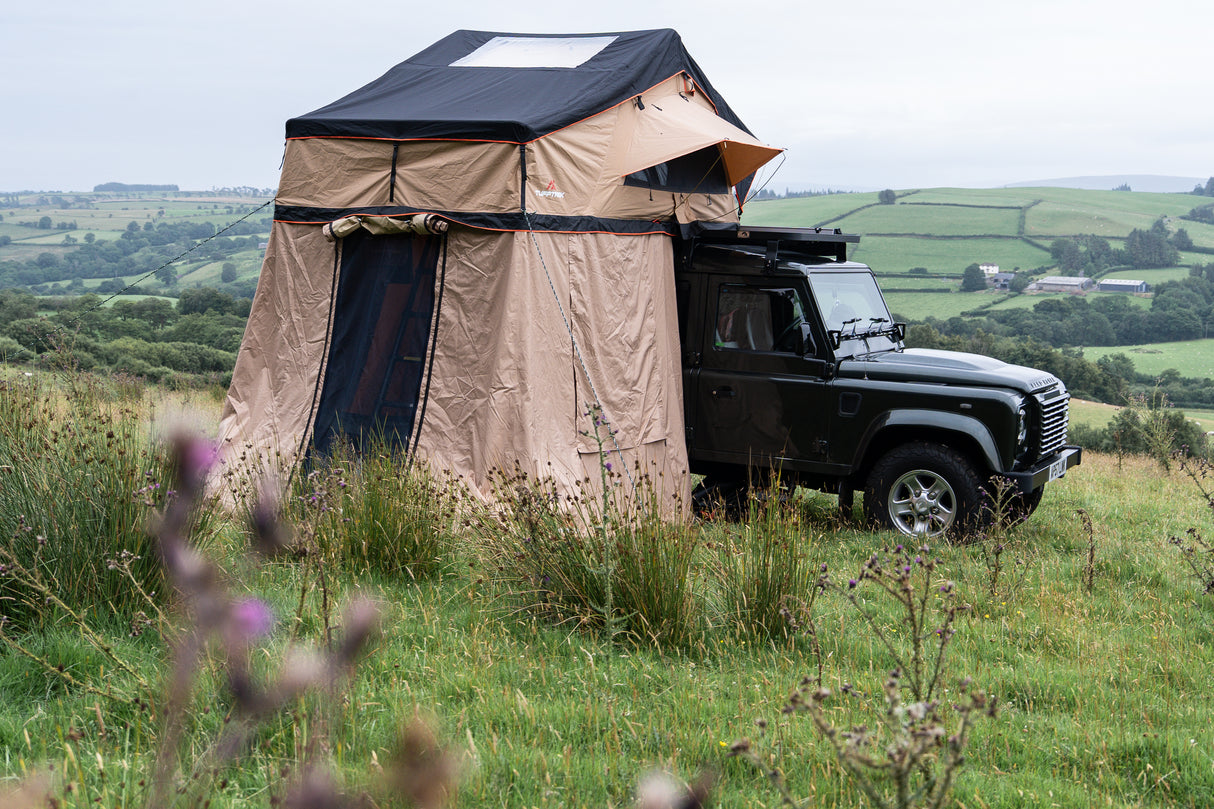 TUFF-TREK ® PRO-Ruggedised 1.6m Soft Top Tent + Optional annex Room