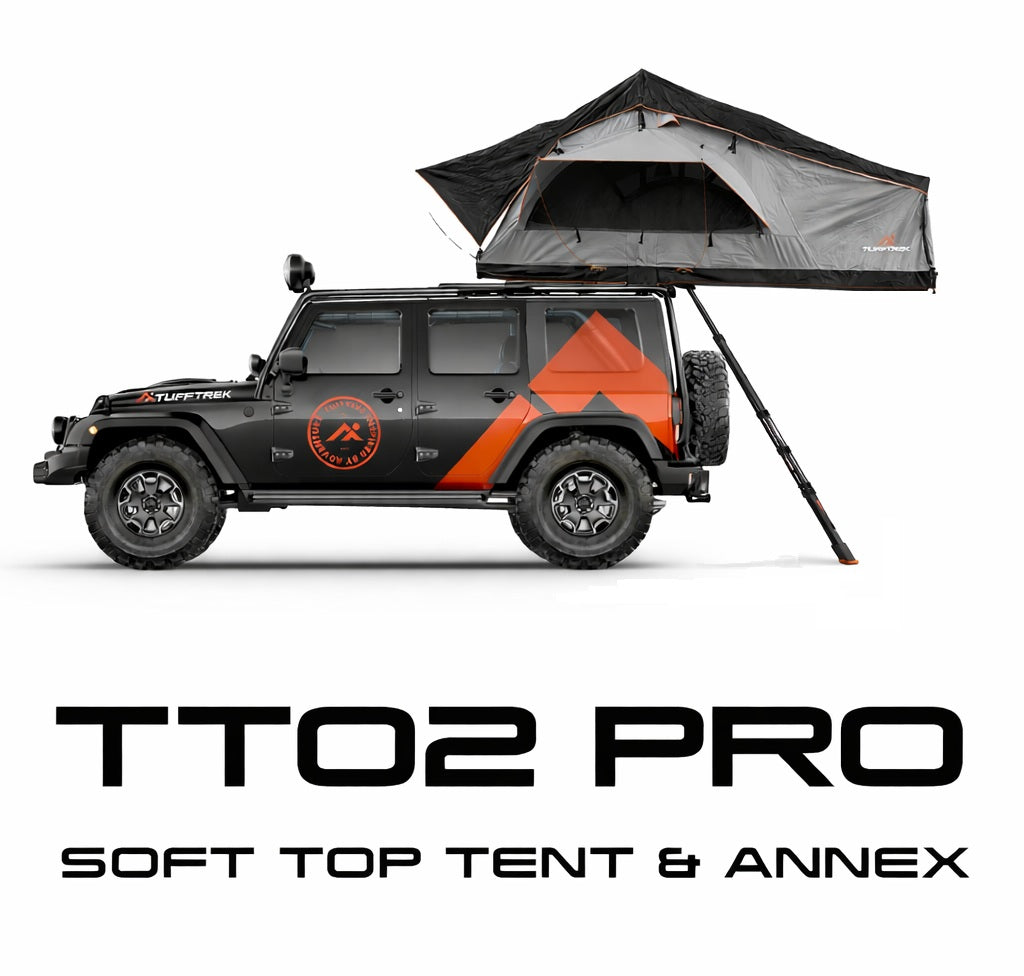 TUFF-TREK ® PRO-Ruggedised 1.6m Soft Top Tent + Optional annex