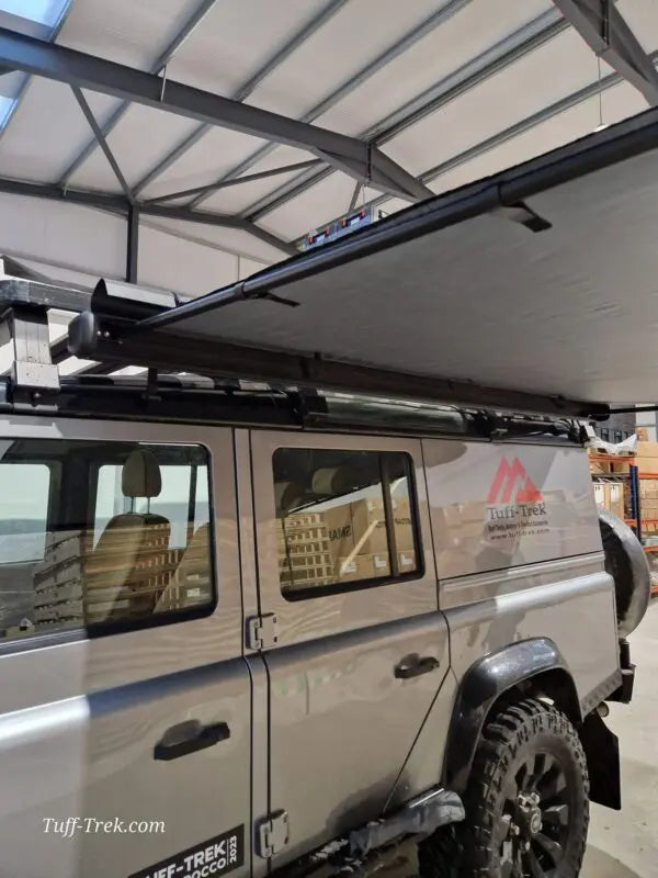 TT-A1  Plus 2.5m Side Awning Grey with Black Aluminium Cover