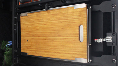 Alu-Cab Rear Door Drop Down Table