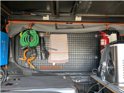 Canopy Camper Side Door Grid