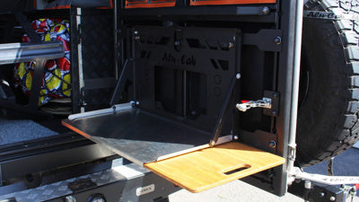Alu-Cab Rear Door Drop Down Table