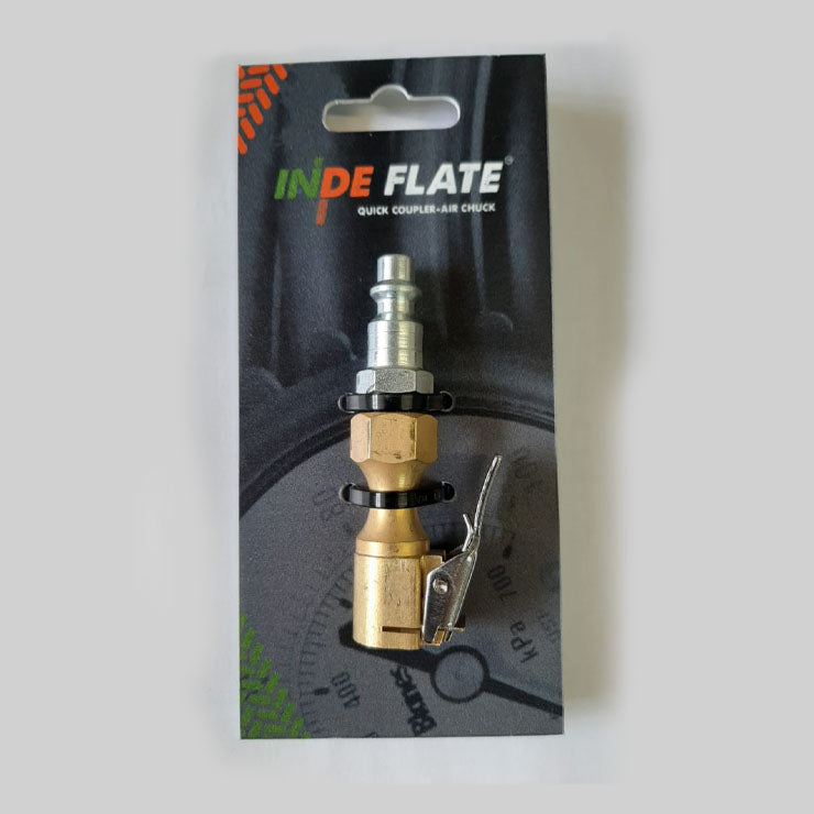 Indeflate quick coupler-air chuck
