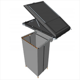 Alucab Shower Cube brackets