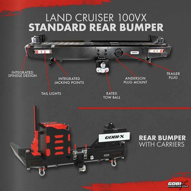 Gobi-X Swing Away Rear Bumpers