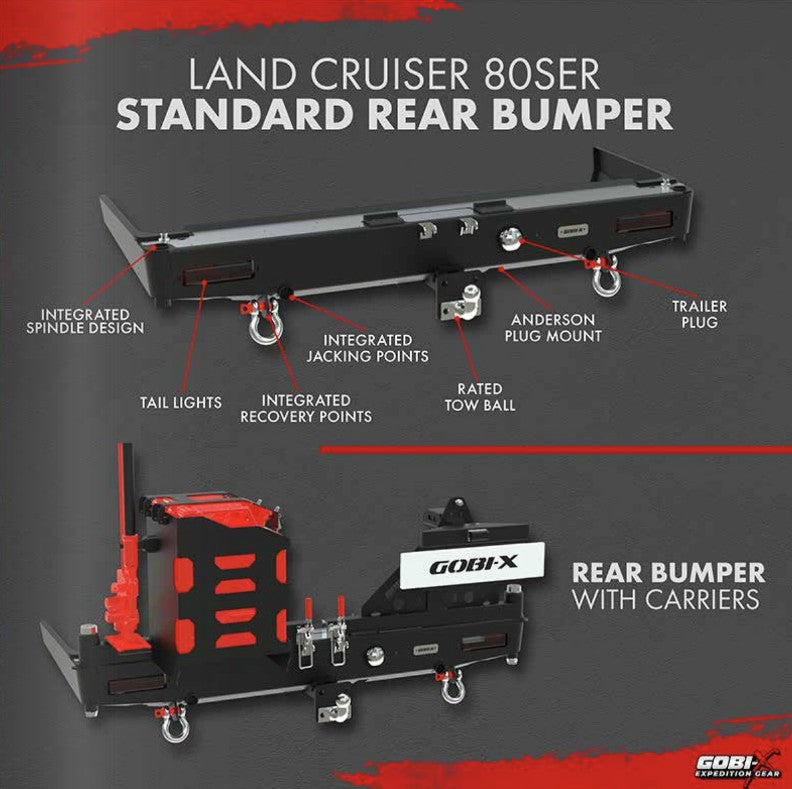 Gobi-X Swing Away Rear Bumpers