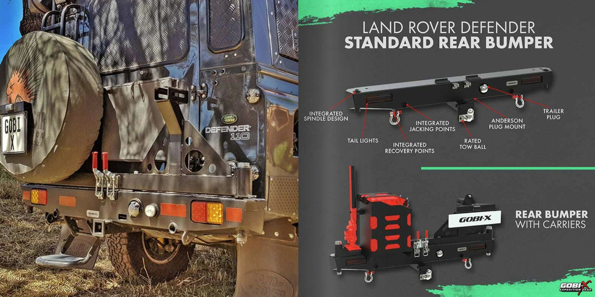 Gobi-X Swing Away Rear Bumpers