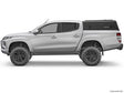 RSI SmartCap EVO Commercial stainless steel canopy fitted to Mitsubishi Triton Double Cab 2016–2023