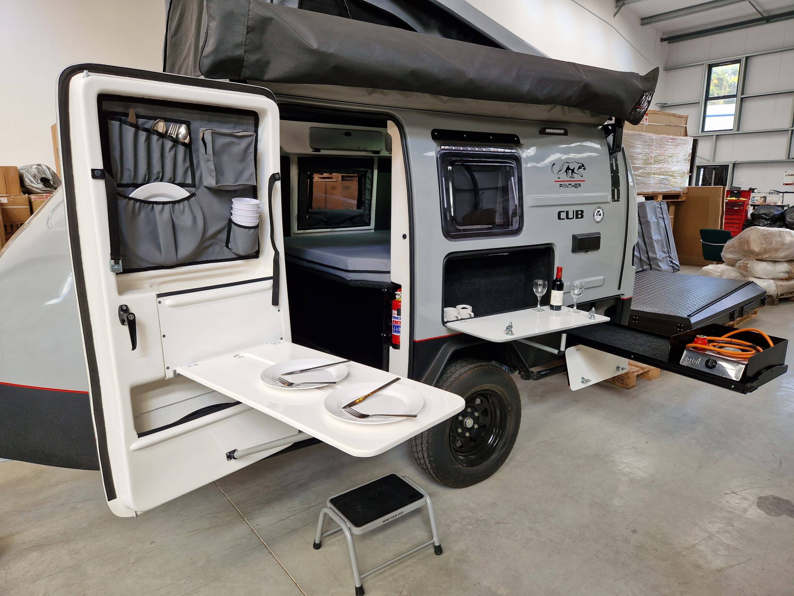 Tuff-Trek offroad mini caravan cub side storage image