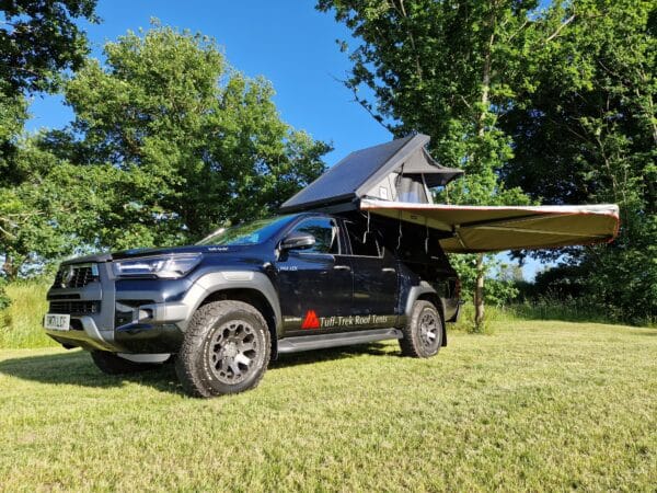 Toyota Hilux with Tuff-Trek Overland Series MK3 Hard Top Roof Tent