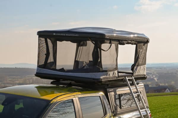 James Baroud UK Odyssey roof tent on pickup truck